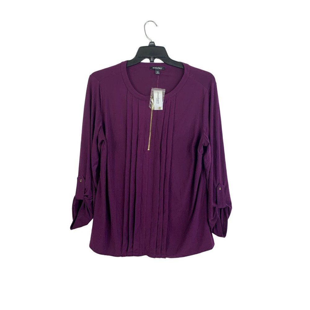 Roz & Ali Women's Bold Berry Blouse